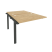 Наборный элемент рабочей станции на м/к Onix O.M-2.NRS-1.8 980x1635x750 (Тиквуд Темный/Белый Металл)