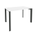 Стол рабочий на П-образном м/к Onix O.MP-SP-2.7 1180x720x750 (Тиквуд Темный/Белый Металл)
