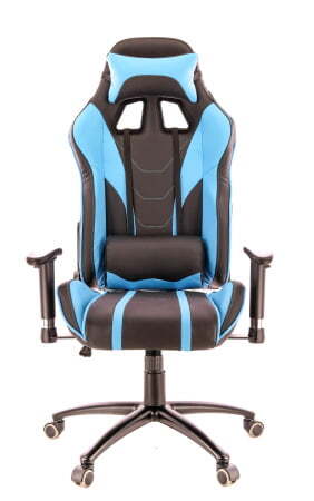 Кресло игровое Lotus S16 Экокожа Голубой (Everprof Lotus S16 Экокожа Голубой)