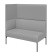 Диван Бридж. Модуль 2-местный правый высокий. (Модуль 2-местный правый высокий sweet_blue)