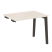 Стол-приставка к опорным элементам на деревянных опорах Onix Wood OW.SPR-1.7 980x720x750 (Тиквуд Светлый/Дуб Темный)