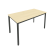 Стол письменный на металлокаркасе Slim С.СП-5 1380x720x750 (Серый/Антрацит металл)