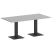 Стол прямоугольный VR.SP-5-180.2 1800x900x750 (Серый/Белый Металл)