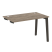 Стол-приставка к опорным элементам на деревянных опорах Onix Wood OW.SPR-2.7 1180x720x750 (Тиквуд Светлый/Дуб Темный)