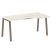 Стол криволинейный правый Metal System Style БА.СА-1 Пр 1600x900x750 (Дуб Наварра/Серый металл)