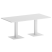 Стол прямоугольный VR.SP-5-180.2 1800x900x750 (Серый/Белый Металл)