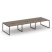 Рабочая станция 2-х сторонняя SN-4O.DRS-081 (2940х1632х750) (Тиквуд Светлый/Металл Антрацит)