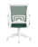 Кресло офисное TopChairs ST-BASIC-W зеленый крестовина пластик белый (Компьютерное кресло ST-BASIC-W зеленый)