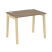 Стол рабочий на деревянных опорах Onix Wood OW.SP-1.7 980x720x750 (Тиквуд Светлый/Дуб Темный)