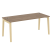 Стол руководителя на деревянных опорах Onix Wood Direct OW.SRR-5.8 1780x800x750 (Тиквуд Темный/Дуб Светлый)