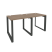 Рабочая станция на О-образном м/к Onix O.MO-RS-2.0.7 1560x720x750 (Тиквуд Темный/Белый Металл)