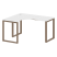 Стол криволинейный левый Metal System Style БО.СА-3 Л 1400x1200x750 (Дуб Наварра/Серый металл)