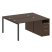 Рабочая станция с опорной тумбой Metal System Style БП.РС-СТП-2.2 1612x1475x750 (Дуб Наварра/Серый металл)