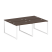 Рабочая станция Metal System Style БО.СМ-4.1 2000x1475x750 (Дуб Наварра/Серый металл)