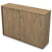 Шкаф-купе Gloss 9ШКЗ.015 1641x450x1150 (Teakwood)