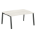 Стол для переговоров (1 столешница) на А-образном м/к Metal System Style БА.ПРГ-1.4 1600x1235x750 (Дуб наварра/Серый металл)