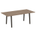 Стол переговорный на деревянных опорах Onix Wood Direct OW.PRG-19 1980x980x750 (Тиквуд Темный/Дуб Светлый)