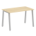 Стол письменный Metal System Style БА.СП-2 1200x720x750 (Дуб Наварра/Серый металл)