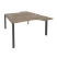 Рабочая станция на П-образном м/к Onix O.MP-D.SA-2 1380x1995x750 (Тиквуд Темный/Белый Металл)