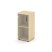 Шкаф низкий узкий SN.STU-302(L) (400х400х833) (Антрацит/Тиквуд Светлый/Прозрачный)
