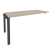 Наборный элемент рабочей станции на П-образном м/к Onix O.MP-1.NRS-4.7 1580x720x750 (Тиквуд Темный/Белый Металл)