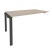 Наборный элемент рабочей станции на П-образном м/к Onix O.MP-1.NRS-3.8 1380x800x750 (Тиквуд Темный/Белый Металл)