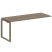 Проходной наборный элемент рабочей станции Metal System Style БО.ПРС-СП-1.5 1800x720x750 (Дуб Наварра/Серый металл)