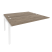 Наборный элемент рабочей станции на м/к Onix O.M-2.NRS-4.8 1580x1635x750 (Тиквуд Темный/Белый Металл)