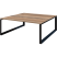 Стол переговорный на металлокаркасе Аргентум-МП НТМП.О.200.11 2000x1100x750 (Дуб сафари/Антрацит)