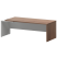 Стол руководителя левый Кортез KZ-22L 2200x900x750 (Темный шимо/Графит)