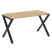 Стол рабочий VR.L-SRX-3.7 1380x720x750 (Тиквуд Темный/Белый металл)