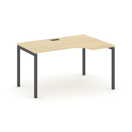 Стол рабочий эргономичный SN-4P.SPA-012(R) (1580х700/980х750) (Акация Лорка/Металл Антрацит)