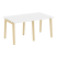 Стол переговорный на деревянных опорах Onix Wood OW.PRG-2.0 1560x980x750 (Тиквуд Светлый/Дуб Темный)
