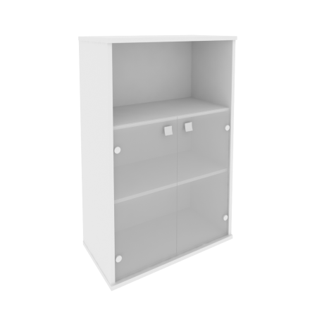 Шкаф широкий средний Style Л.СТ-2.2 778x410x1215 (Белый)