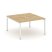 Рабочая станция 2-х сторонняя SN-5P.DRS-001 (980х1232х750) (Тиквуд Светлый/Металл Антрацит)