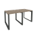 Рабочая станция на О-образном м/к Onix O.MO-RS-2.0.8 1560x800x750 (Тиквуд Темный/Белый Металл)