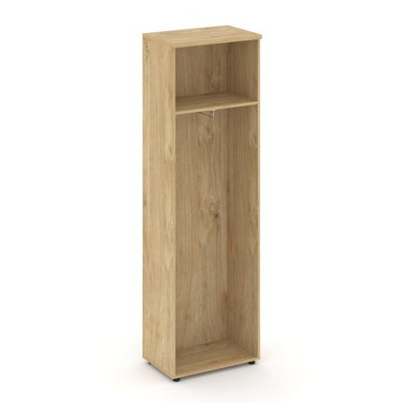 Гардероб узкий неглубокий SN.GB-001 (600х400х1982) (Тиквуд Светлый)