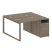 Рабочая станция Metal System Style БО.РС-СТП-2.1 1412x1475x750 (Дуб Наварра/Серый металл)