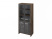 Шкаф для документов Festus FI-671.G 800x460x1861 (Хромикс Белый/Камень Пьетра Гриджиа черный)