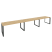 Рабочая станция на О-образном м/к Onix O.MO-RS-3.4.7 4740x720x750 (Тиквуд Темный/Белый Металл)