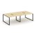 Рабочая станция 2-х сторонняя SN-6O.DRS-031 (1960х1232х750) (Тиквуд Светлый/Металл Антрацит)