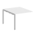 Проходной наборный элемент переговорного стола Metal System Style БП.ППРГ-1 1000x1235x750 (Дуб Наварра/Серый металл)