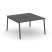 Рабочая станция 2-х сторонняя SN-4A.DRS-001 (980х1232х750) (Тиквуд Светлый/Металл Антрацит)