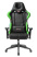 Кресло игровое Zombie VIKING 5 AERO черный/салатовый эко.кожа с подголов. крестов. пластик (Зеленый)