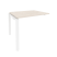 Наборный элемент рабочей станции на П-образном м/к Onix O.MP-1.NRS-1.8 980x800x750 (Тиквуд Темный/Белый Металл)