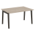 Стол переговорный на деревянных опорах Onix Wood OW.PRG-1.3 1380x980x750 (Тиквуд Светлый/Дуб Темный)