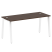 Стол письменный Metal System Style БА.СП-4 1600x720x750 (Дуб Наварра/Серый металл)
