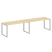 Рабочая станция Metal System Style БО.СМ-2.4 3200x720x750 (Дуб Наварра/Серый металл)