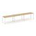 Рабочая станция 1 сторонняя SN-4P.ORS-031 (2940х600х750) (Тиквуд Светлый/Металл Антрацит)