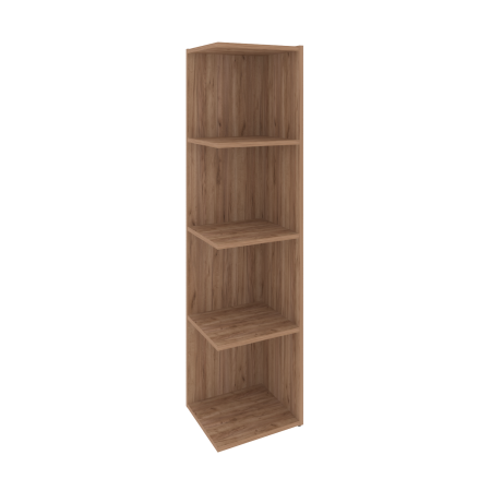 Модуль приставной 4 ячейки Locker Plus LK.PM-4 390x350x1593 (Дуб Табак)